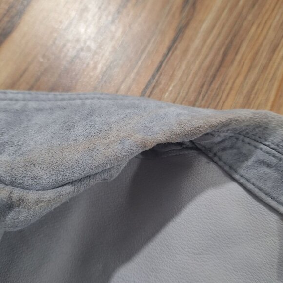 J Jill gray suede jacket size 4 - Picture 5 of 7